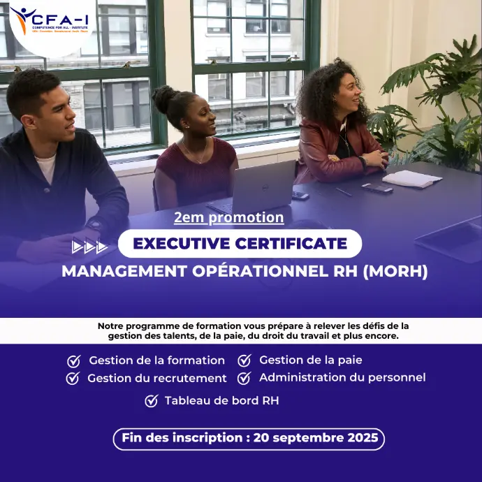 Executive Certificate : Management Opérationnel des Ressources Humaines(MORH)